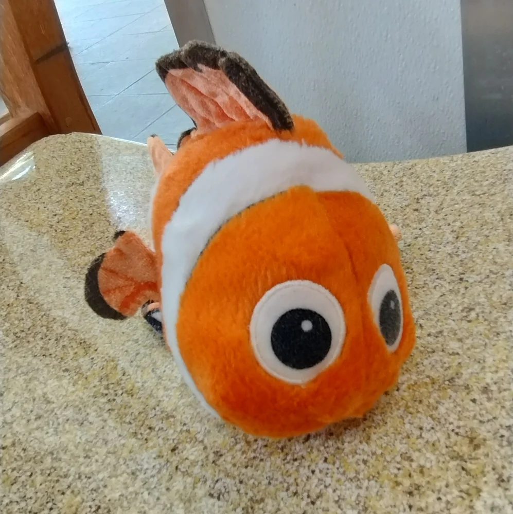 โDisney Parks Disney/Pixar Finding Nemo Clown Fish Plush - Picture 2 of 10